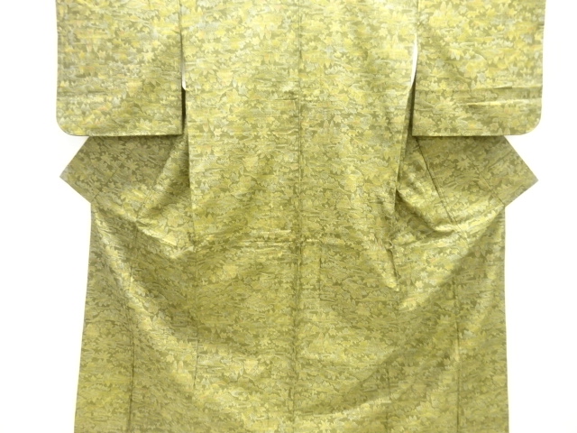 JAPANESE KIMONO / OMESHI / NISHIJIN-ORI / WOVEN DISTANT MOUNTAINS